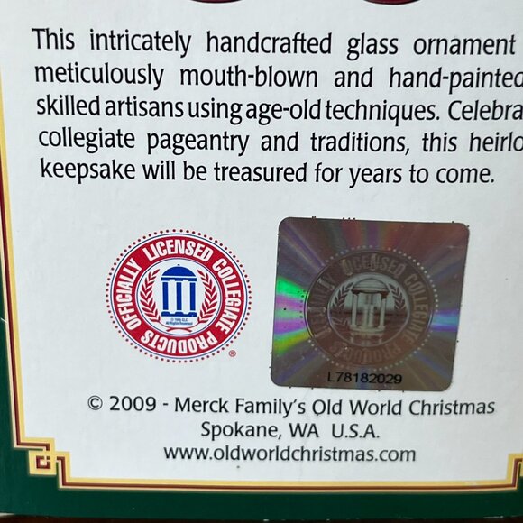 Old World Christmas UW Huskies Basketball Ornament 2009 University of Washington - Picture 8 of 9